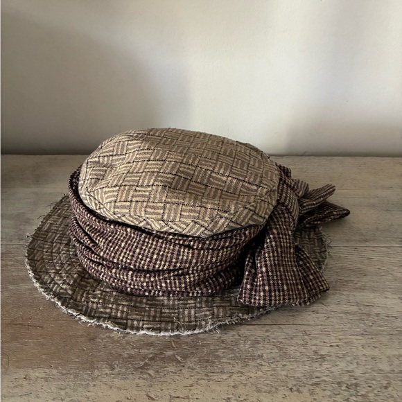 Shabby Chic Bohemian Slouchy Bow Hat - Picture 3 of 9